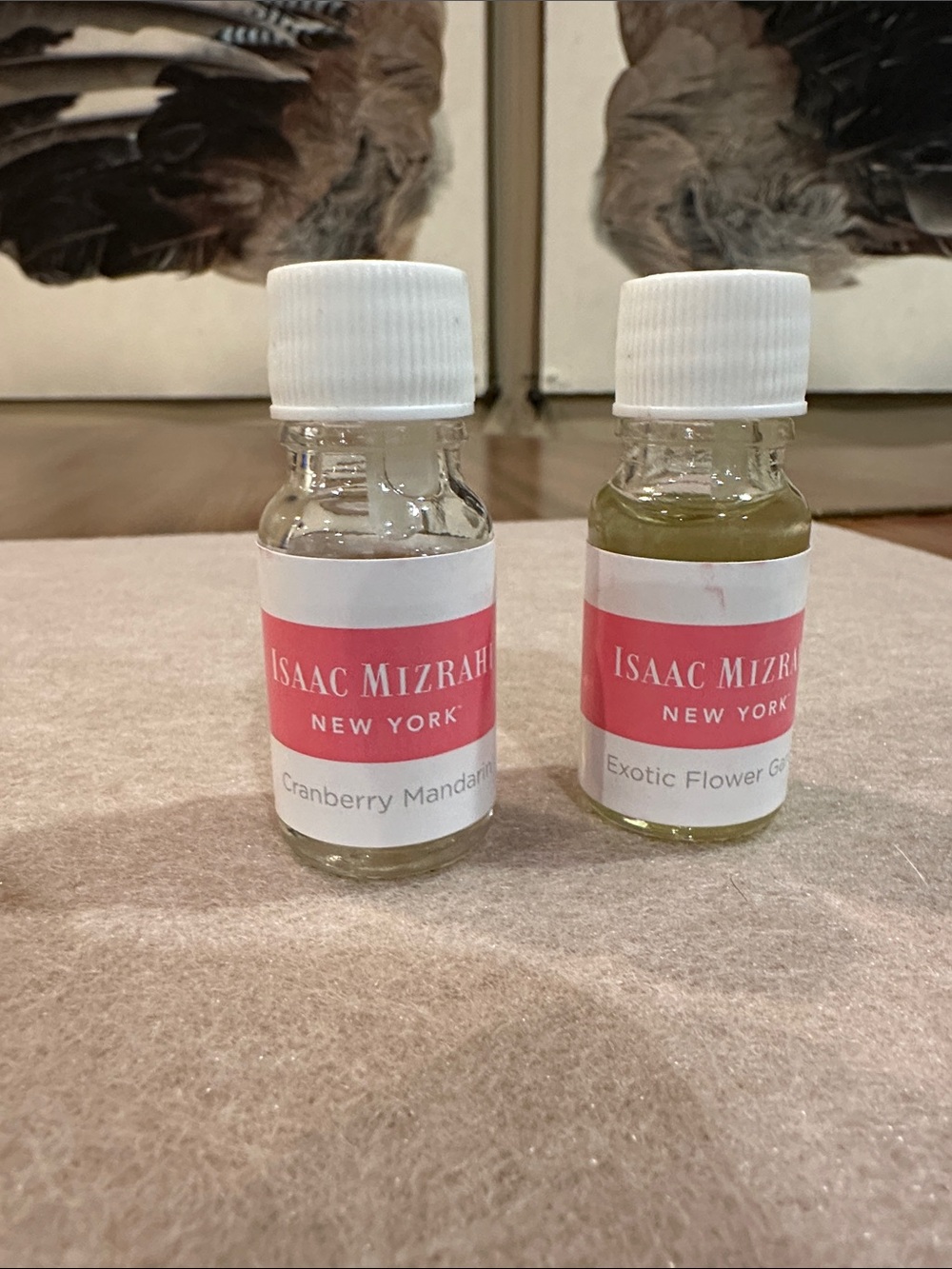 Isaac Mizrahi Fragrance Oils Set- Cranberry Mandarin and Exotic Flower Garden